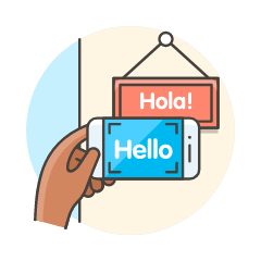 Camera Instant Translation 2 Illustration from UX Colors Set