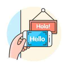 Camera Instant Translation 3 Illustration from UX Colors Set