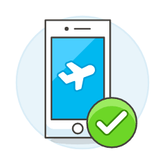 Flight Booking App 2 Illustration from UX Colors Set