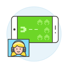 Game Casting 4 Illustration from UX Colors Set