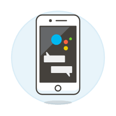 Google Assistant 2 Illustration from UX Colors Set
