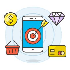 Online Shopping Illustration from UX Colors Set