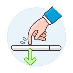 Tap Phone 1 1 Illustration from UX Colors Set