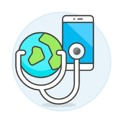 Exa Ine Phone Illustration from UX Colors Set