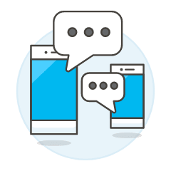 Chatting 2 Illustration from UX Colors Set