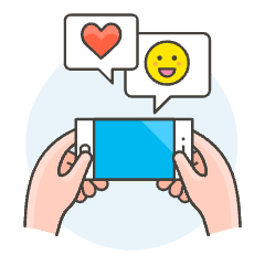 Chatting 3 Illustration from UX Colors Set