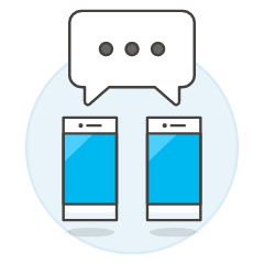 Chatting 4 Illustration from UX Colors Set