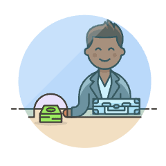 Money Transaction 2 Illustration from UX Colors Set