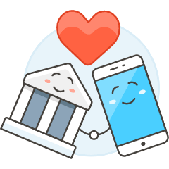 Banking App 1 Illustration from UX Colors Set