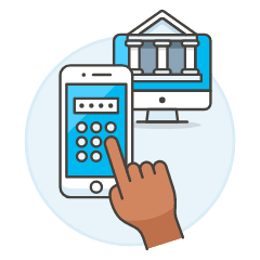 Banking App 2 3 Illustration from UX Colors Set