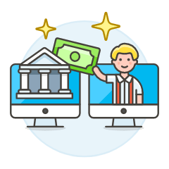 Banking App 3 1 Illustration from UX Colors Set