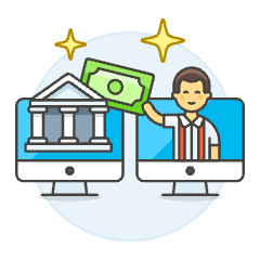 Banking App 3 2 Illustration from UX Colors Set