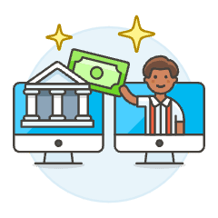 Banking App 3 3 Illustration from UX Colors Set