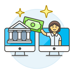 Banking App 3 5 Illustration from UX Colors Set