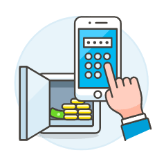 Money App Pin 1 Illustration from UX Colors Set