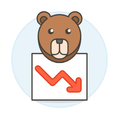 Bear Market 2 Illustration from UX Colors Set