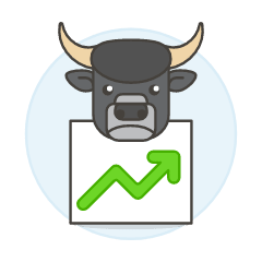 Bull Market 2 Illustration from UX Colors Set
