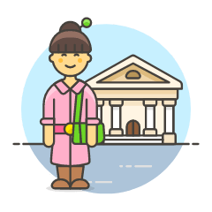 Banker 3 Illustration from UX Colors Set