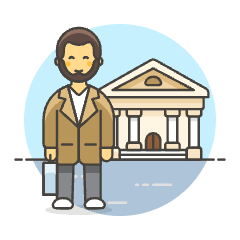 Banker 6 Illustration from UX Colors Set