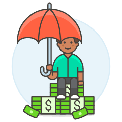 Money Pile 3 Illustration from UX Colors Set