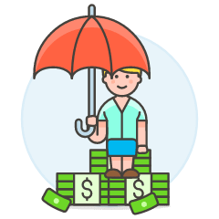 Money Pile 4 Illustration from UX Colors Set