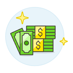 Bank Notes Illustration from UX Colors Set