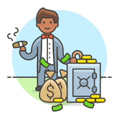 Banker Safe 3 Illustration from UX Colors Set