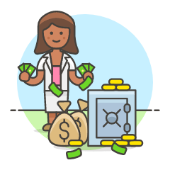 Banker Safe 4 Illustration from UX Colors Set