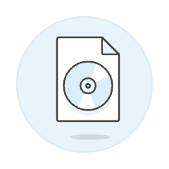 Format File Cd Illustration from UX Colors Set
