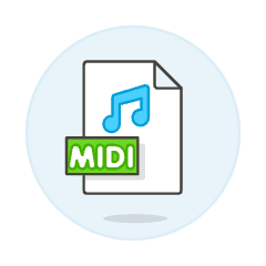 Format File Midi Illustration from UX Colors Set