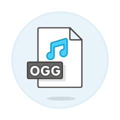 Format File Ogg Illustration from UX Colors Set