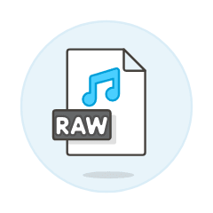 Format File Raw Illustration from UX Colors Set