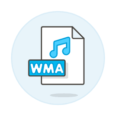 Format File Wma Illustration from UX Colors Set