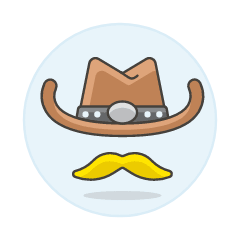Cowboy Illustration from UX Colors Set