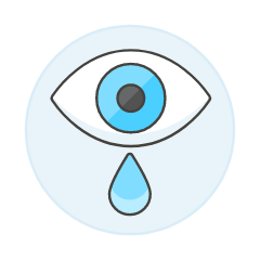 Eye Tear Illustration from UX Colors Set