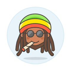 Reggae Weed 1 Illustration from UX Colors Set