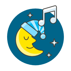 Sleep Playlist Illustration from UX Colors Set