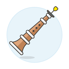 Instruments Flute Illustration from UX Colors Set