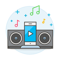 Smartphone Connect Illustration from UX Colors Set