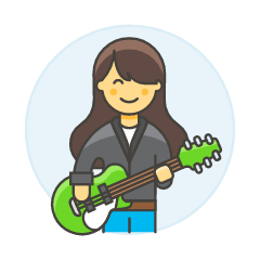 Singer Rocker 6 Illustration from UX Colors Set