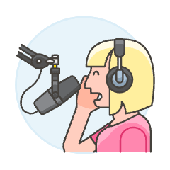 Singer Record 10 Illustration from UX Colors Set