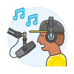 Singer Record 2 Illustration from UX Colors Set