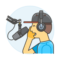 Singer Record 9 Illustration from UX Colors Set