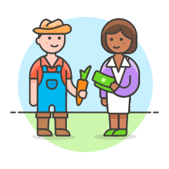 Farm Trading 1 Illustration from UX Colors Set