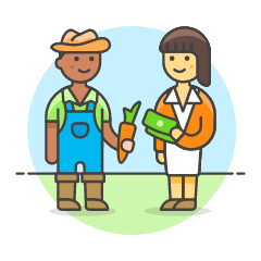 Farm Trading 3 Illustration from UX Colors Set
