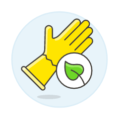 Gardening Glove Illustration from UX Colors Set