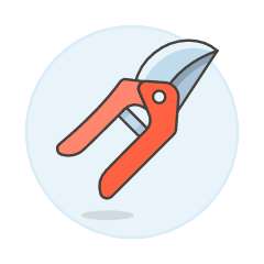 Gardening Shears Illustration from UX Colors Set