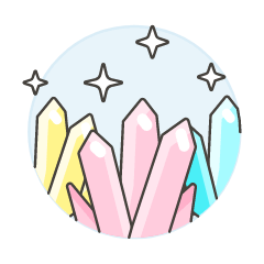 Nature Crystal Illustration from UX Colors Set