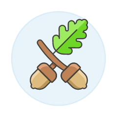 Nuts Illustration from UX Colors Set