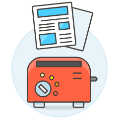 Morning News 2 Illustration from UX Colors Set